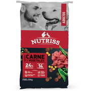 Nutriss Adultos Carne y Vegetales Alimento para Perros
